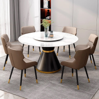 Bộ Bàn Ăn Tròn Xoay 6 Ghế Monet - BGA21