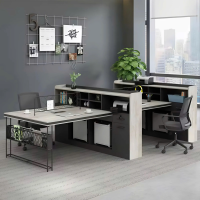 Bàn Cụm Làm Việc Văn Phòng Hiện Đại 4 Người - BC67