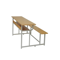 Bàn Ghế Học Sinh Liền Bàn Sơn Tĩnh Điện Dáng Dài - BGHS40