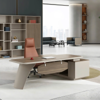 Bàn Giám Đốc Thiết Kế Chân Cong Hiện Đại - BGĐ101