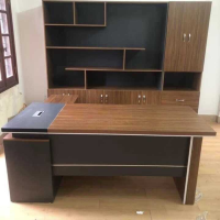 Bàn Giám Đốc Văn Phòng Chữ L Có Tủ Phụ - BGĐ4