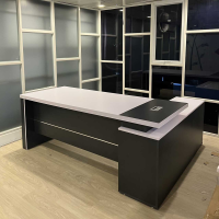 Bàn Giám Đốc Gỗ MDF Góc L 2m - BGĐ2