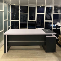 Bàn Giám Đốc Gỗ MDF Góc L 2m - BGĐ2