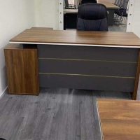 Bàn Giám Đốc Văn Phòng Chữ L Có Tủ Phụ - BGĐ4