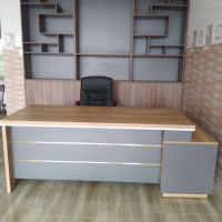 Bàn Giám Đốc Văn Phòng Chữ L Có Tủ Phụ - BGĐ4