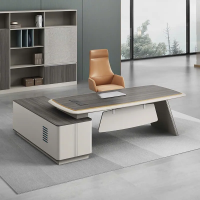 Bàn Giám Đốc Góc L Yếm Lửng Tinh Tế - BGĐ103
