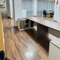 Bàn Giám Đốc Hai Tầng Mặt Nổi Tối Giản Hiện Đại - BGĐ134