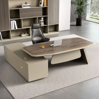 Bàn Giám Đốc Hiện Đại Chân Nghiêng Độc Đáo - BGĐ102