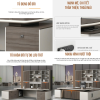 Bàn Giám Đốc Thiết Kế Châu Âu - BGĐ96