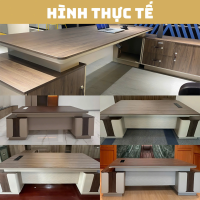 Bàn Giám Đốc Hiện Đại Họa Tiết Sóng Nổi - BGĐ99