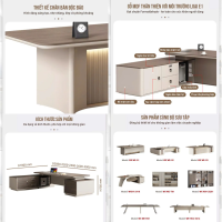 Bàn Giám Đốc Kiểu Dáng Thời Thượng - BGĐ98