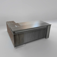 Bàn Giám Đốc Yếm Nan Dọc Mặt Nổi Độc Đáo - BGĐ135