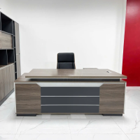 Bàn Giám Đốc Yếm Ốp Nổi Trang Nhã - BGĐ136