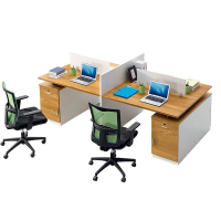 Bàn Cụm Làm Việc 4 Chỗ Có Vách - BC36