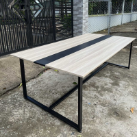 Bàn Họp Văn Phòng Chân Sắt 2m4 x 1m2 - BH5
