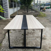 Bàn Họp Văn Phòng Chân Sắt 2m4 x 1m2 - BH5