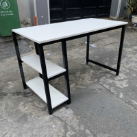 Bàn Làm Việc Văn Phòng 2 Kệ Sách - BLV9