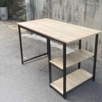 Bàn Làm Việc Văn Phòng 2 Kệ Sách - BLV9