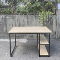 Bàn Làm Việc Văn Phòng 2 Kệ Sách - BLV9