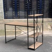 Bàn Văn Phòng Làm Việc 3 Kệ Sách - BLV8