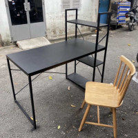 Bàn Văn Phòng Làm Việc 3 Kệ Sách - BLV8