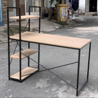 Bàn Văn Phòng Làm Việc 3 Kệ Sách - BLV8