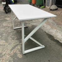 Bàn Văn Phòng Làm Việc Chữ K Chân Trắng - BVL6