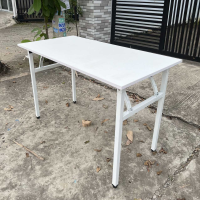 Bàn Làm Việc Văn Phòng Chân Gấp Khung Trắng - BLV12