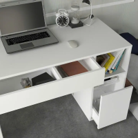 Bàn Làm Việc Gỗ Kèm Kệ Trang Trí 2 Bên Hiện Đại - BG78