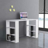 Bàn Làm Việc Gỗ Thiết Kế Tối Giản Kèm Kệ Lưu Trữ - BG59
