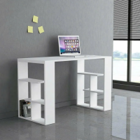 Bàn Làm Việc Gỗ Thiết Kế Tối Giản Kèm Kệ Lưu Trữ - BG59