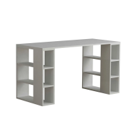 Bàn Làm Việc Gỗ Tích Hợp Kệ Sách Hai Bên - BG58