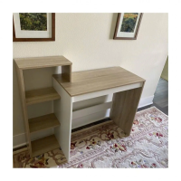 Bàn Làm Việc Gỗ Tối Giản Kèm Kệ Mở Đa Tầng - BG72