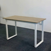 Bàn Làm Việc Văn Phòng Chân Sắt Trắng Chữ U - BLV5