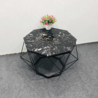 Bàn Trà Sofa Kim Cương Mặt Vân Đá - BT2