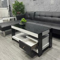 Bàn Trà Sofa Mặt Kiếng Có Hộc Kéo Sang Trọng - BT28