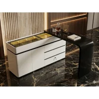 Bàn Trang Điểm Cao Cấp Thiết Kế Tủ Kính Sang Trọng - BTD42