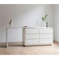 Bàn Trang Điểm Kèm Tủ 6 Ngăn Chân Cầu Hiện Đại - BTD20