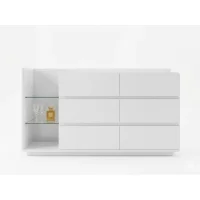 Bàn Trang Điểm Tủ 6 Ngăn Kéo Kết Hợp 3 Ngăn Kệ - BTD38