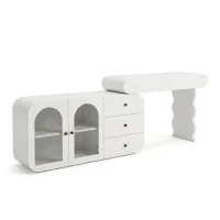 Bàn Trang Điểm Tủ Kính Vòm Hiện Đại - BTD48