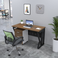 Bàn Văn Phòng Làm Việc K Uốn Yếm Che Lửng - BLV28