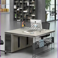 Cụm Bàn Làm Việc 2 Người Gỗ MDF Cao Cấp - BC63