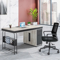 Cụm Bàn Làm Việc Chân Sắt Hộc Lưới Độc Đáo - BC118