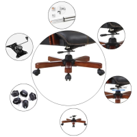 Ghế Giám Đốc Bọc Da Cao Cấp Tay Gỗ - GGĐ6