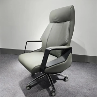 Ghế Giám Đốc Da Cao Cấp Tay Vịn Nhựa Kim Loại - GGĐ52