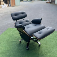 Ghế Giám Đốc Da Nâu Cao Cấp Tay Vịn Gỗ Ngả Lưng - GGĐ50