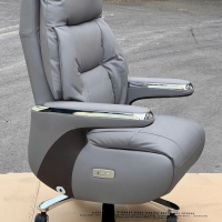 Ghế Giám Đốc Da Thật Ngả Lưng Tự Động Nhập Khẩu - GGĐ23