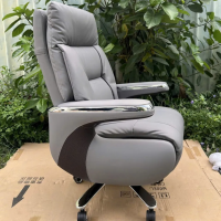 Ghế Giám Đốc Da Thật Ngả Lưng Tự Động Nhập Khẩu - GGĐ23