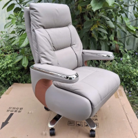 Ghế Giám Đốc Da Thật Ngả Lưng Tự Động Nhập Khẩu - GGĐ23