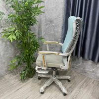 Ghế Làm Việc Xoay Lưng Cao Tay Vịn Vàng Đẳng Cấp - GX79 